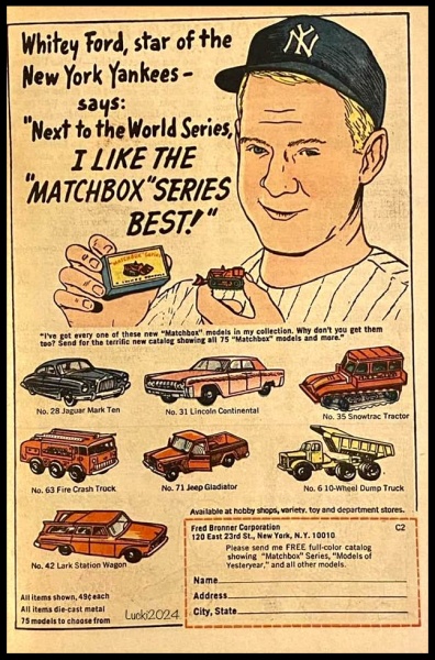 Matchbox Whitey Ford